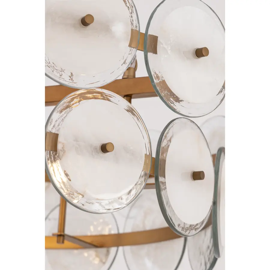Kintrel 31.5" 4-Light Linear Pendant in Legacy Brass - Image 6