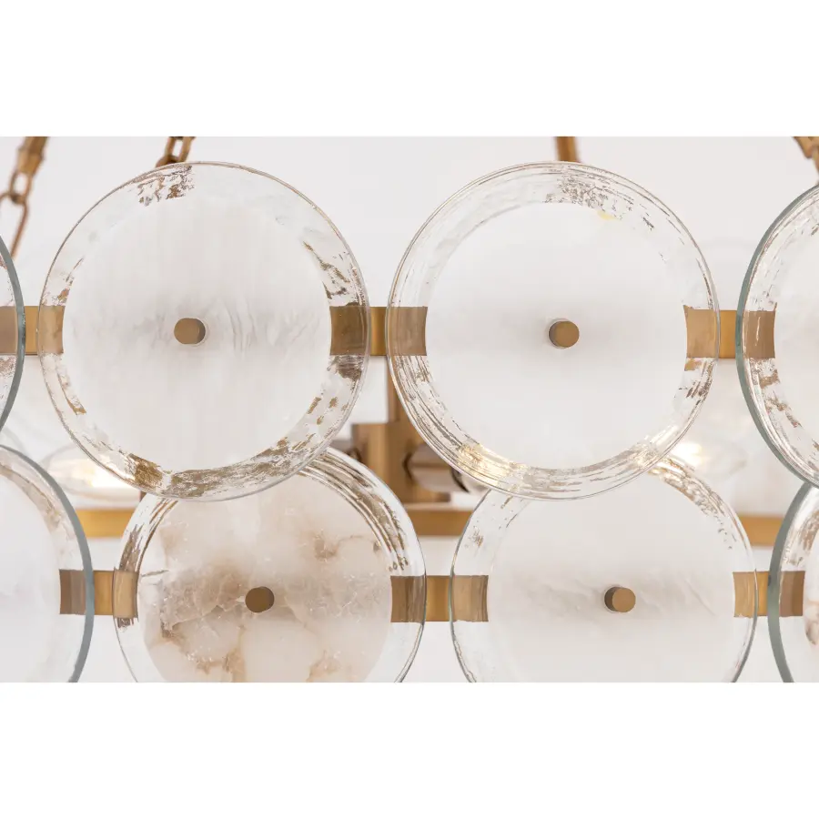 Kintrel 31.5" 4-Light Linear Pendant in Legacy Brass - Image 7