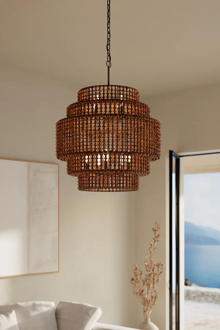 Beaudelle 30" 9-Light Pendant - Image 4