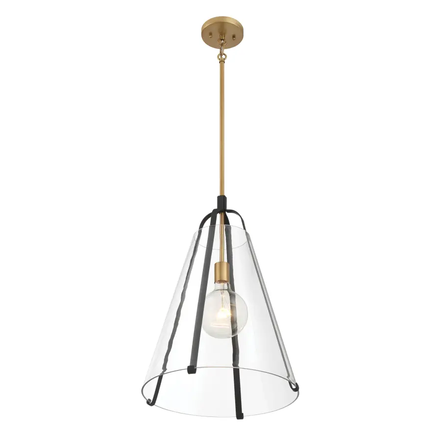 Paxos 15.5" 1-Light Pendant in Legacy Brass - Image 5