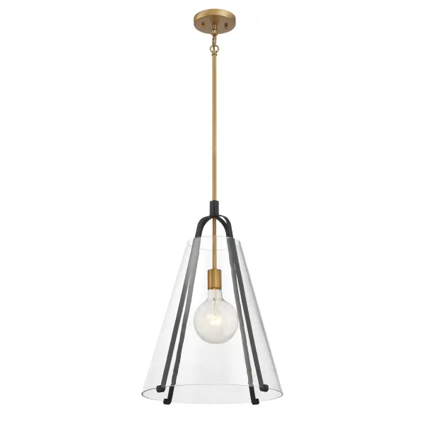 Paxos 15.5" 1-Light Pendant in Legacy Brass - Image 7