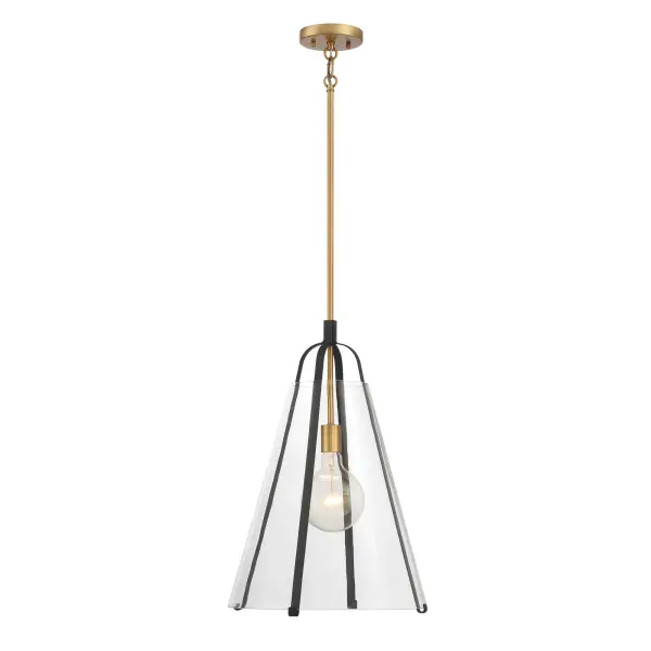 Paxos 15.5" 1-Light Pendant in Legacy Brass - Image 8