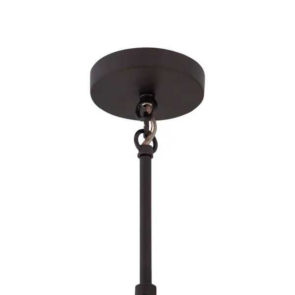 Fenric 13.75" 1-Light Pendant in Dark Bronze and Legacy Brass - Image 4