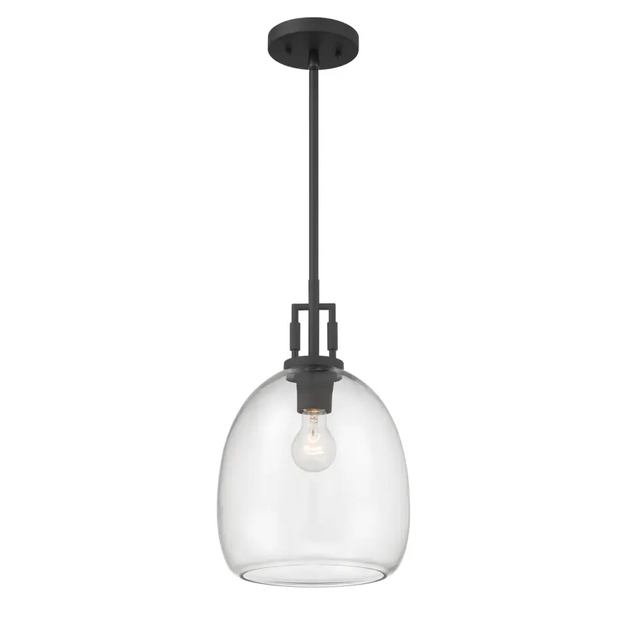 Orbis 10" Mini Pendant in Dark Matte Black - Image 9