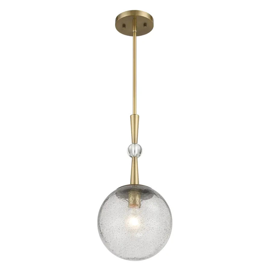 Populuxe 19" Mini Pendant with Volcanic Glass - Image 3