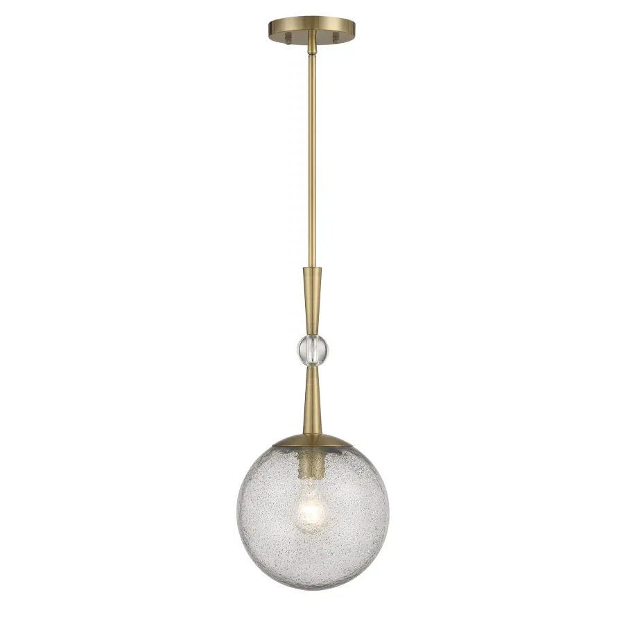 Populuxe 19" Mini Pendant with Volcanic Glass - Image 5