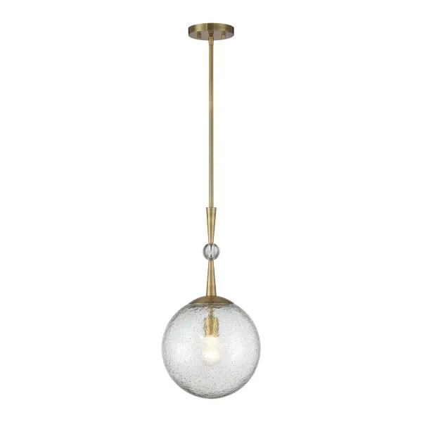 Populuxe 21" Mini Pendant in Oxidized Aged Brass - Image 1