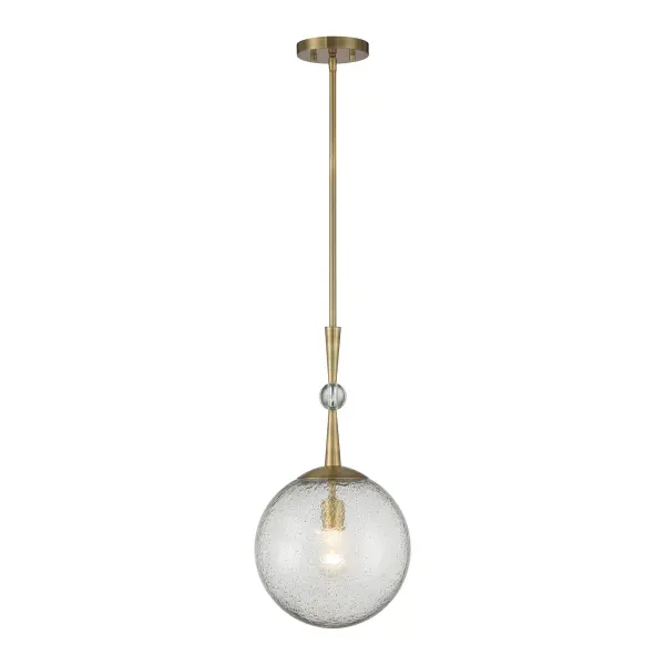 Populuxe 21" Mini Pendant in Oxidized Aged Brass - Image 2
