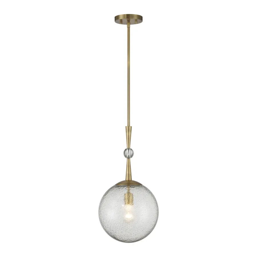 Populuxe 21" Mini Pendant in Oxidized Aged Brass - Image 2