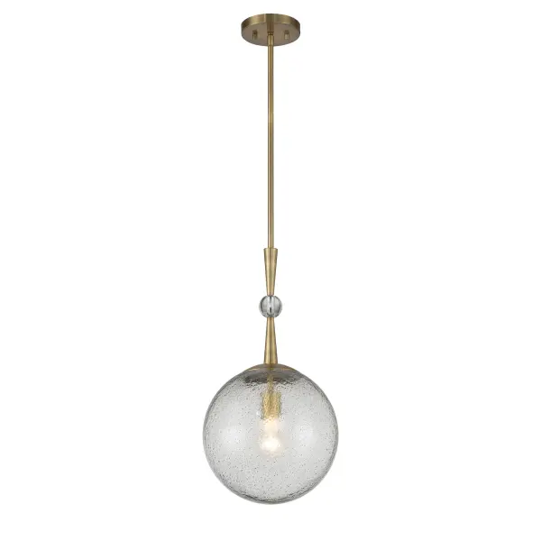 Populuxe 21" Mini Pendant in Oxidized Aged Brass - Image 3