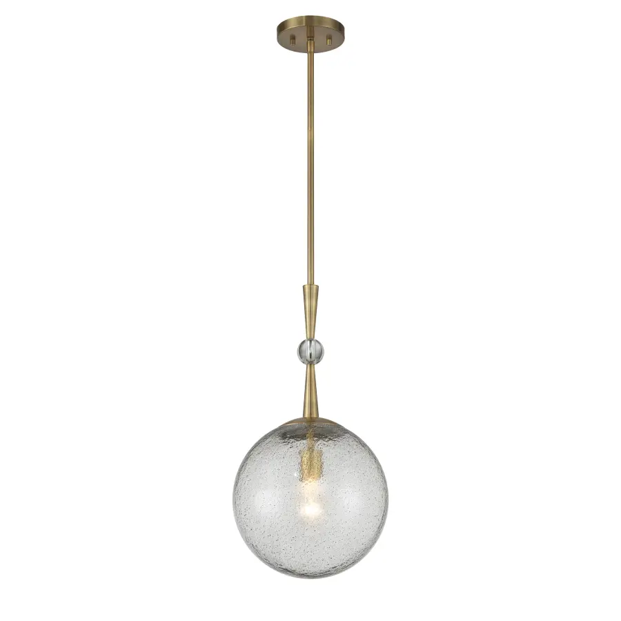 Populuxe 21" Mini Pendant in Oxidized Aged Brass - Image 3