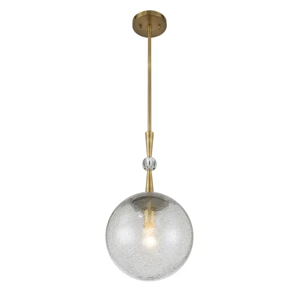 Populuxe 21" Mini Pendant in Oxidized Aged Brass - Image 4