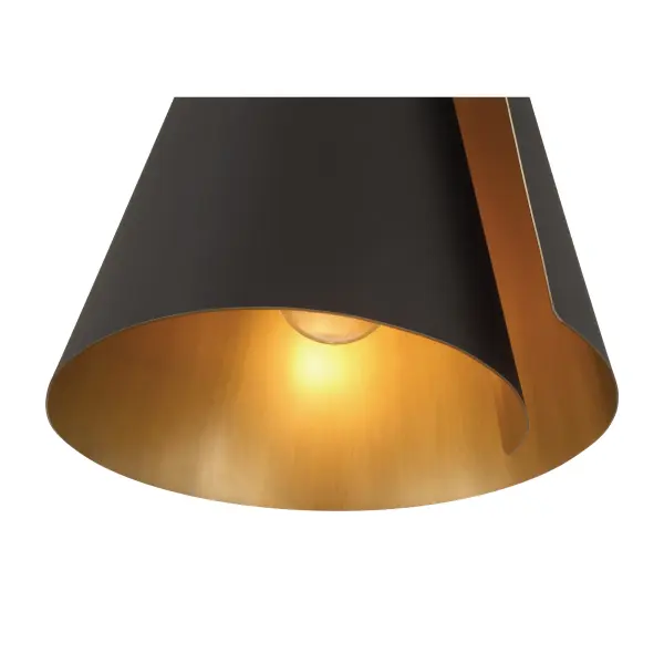 Compact Transitional Pendant with Mixed Metal Finish - Image 2