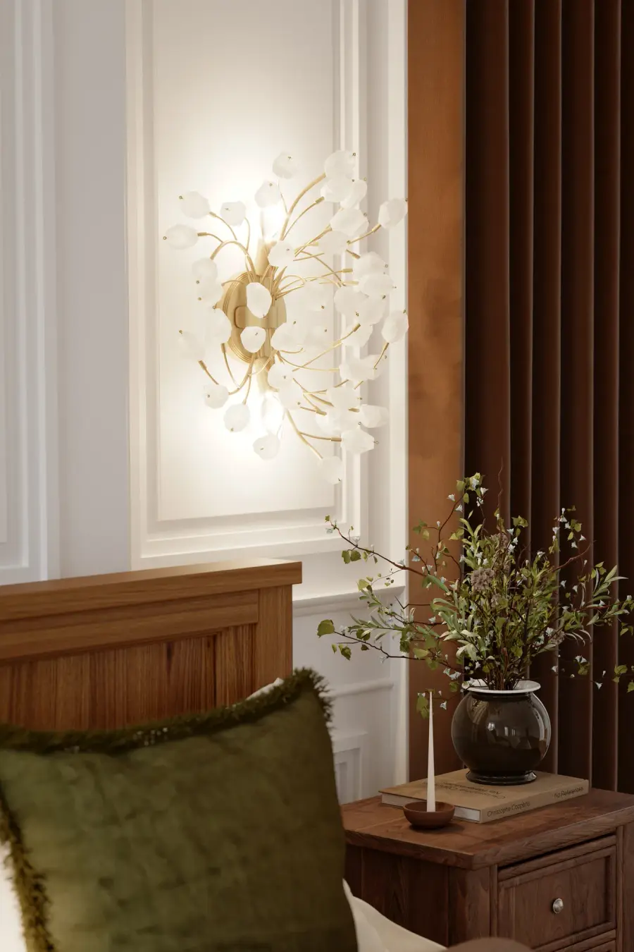 Ramus 2-Light Wall Sconce with Crystalline Quartz - Image 4