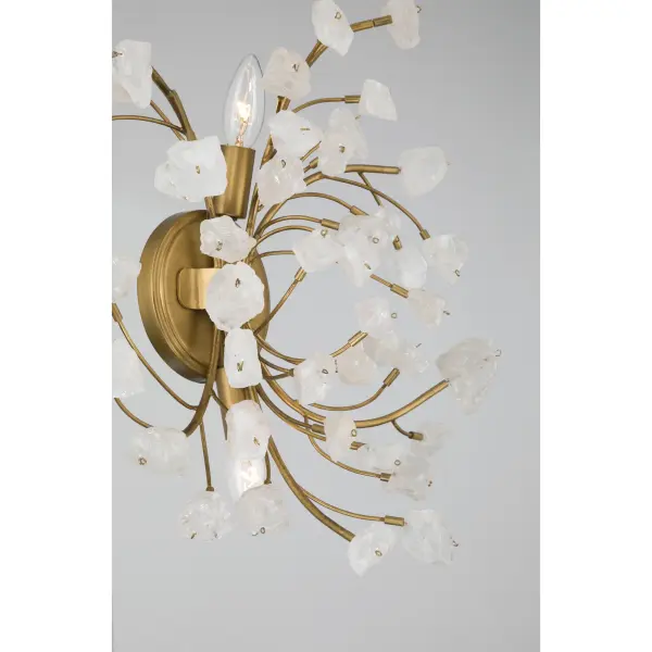 Ramus 2-Light Wall Sconce with Crystalline Quartz - Image 5