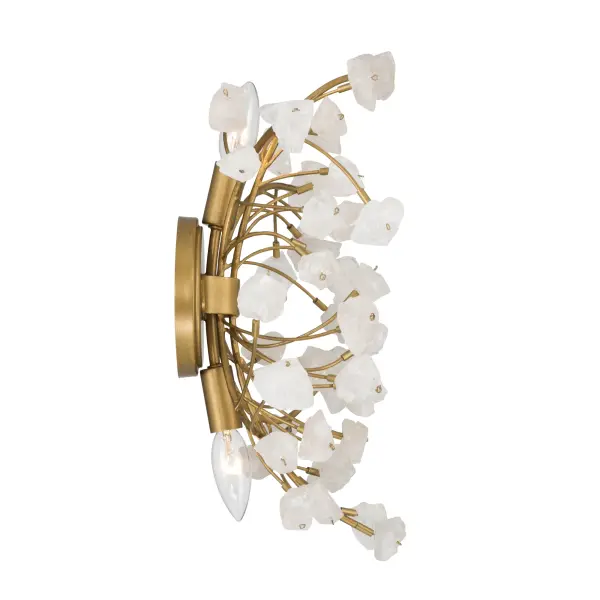 Ramus 2-Light Wall Sconce with Crystalline Quartz - Image 6