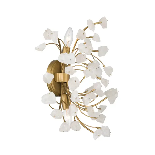 Ramus 2-Light Wall Sconce with Crystalline Quartz - Image 7