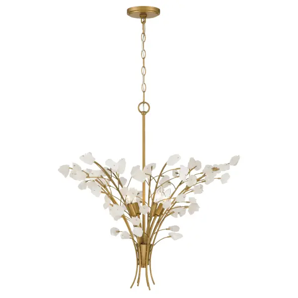 Ramus 30.5" 4-Light Chandelier in Legacy Brass - Image 11
