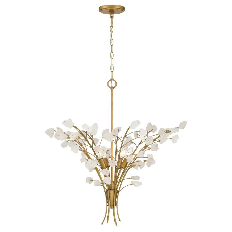 Ramus 30.5" 4-Light Chandelier in Legacy Brass - Image 11