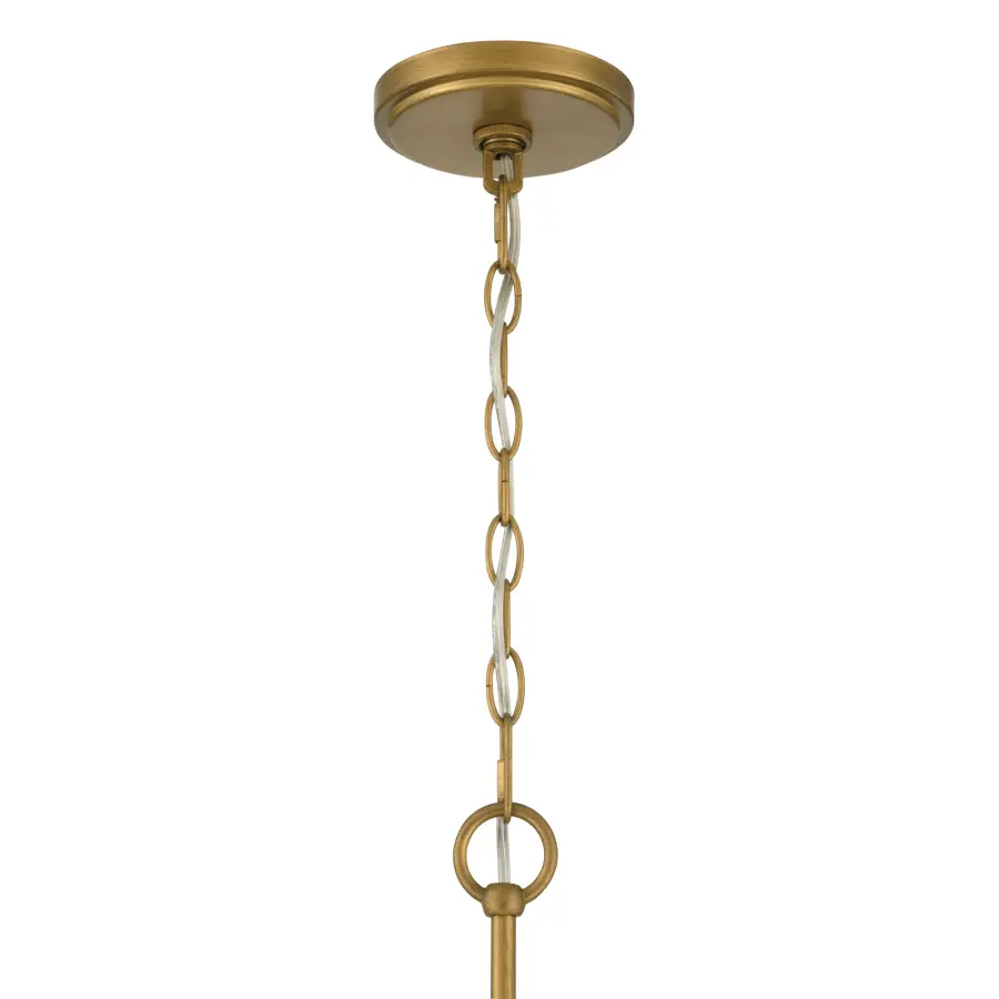 Ramus 30.5" 4-Light Chandelier in Legacy Brass - Image 5