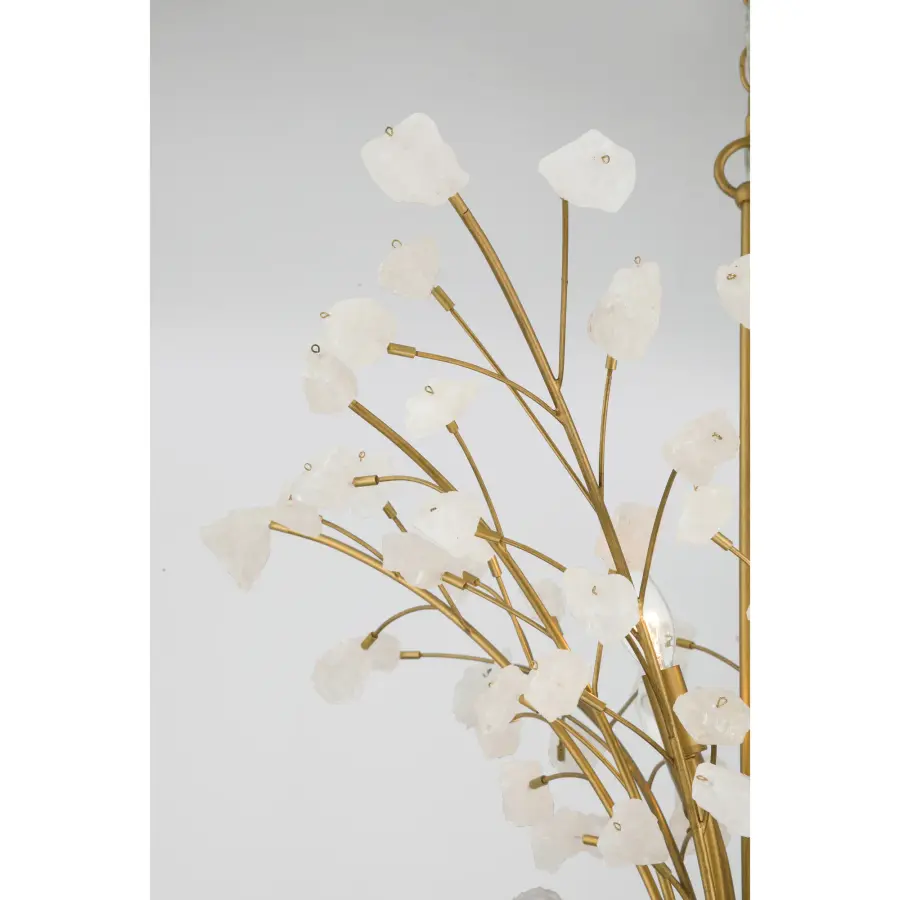 Ramus 30.5" 4-Light Chandelier in Legacy Brass - Image 7