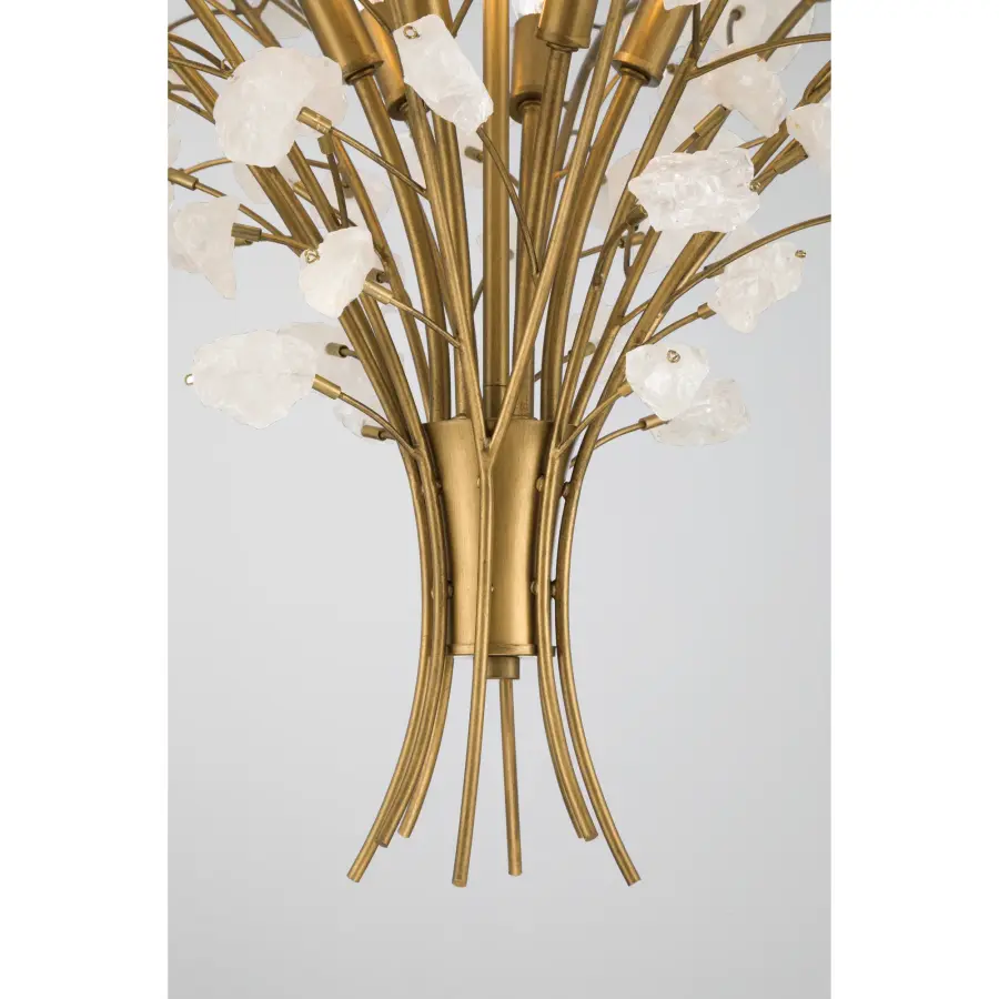 Ramus 36" 6-Light Chandelier in Legacy Brass - Image 5