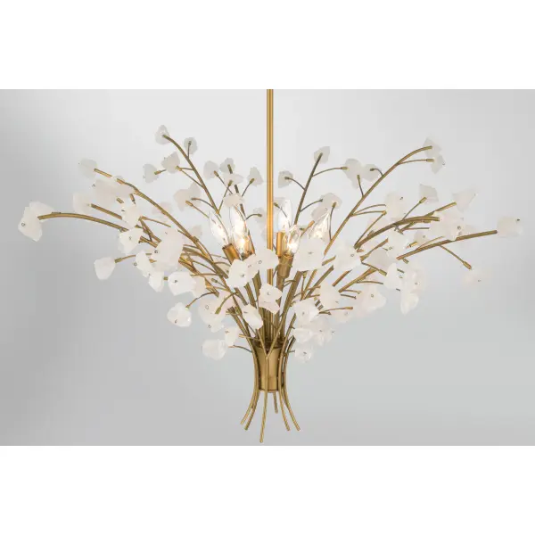 Ramus 36" 6-Light Chandelier in Legacy Brass - Image 7