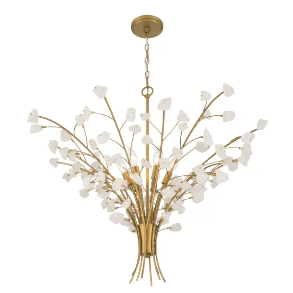 Ramus 36" 6-Light Chandelier in Legacy Brass - Image 8