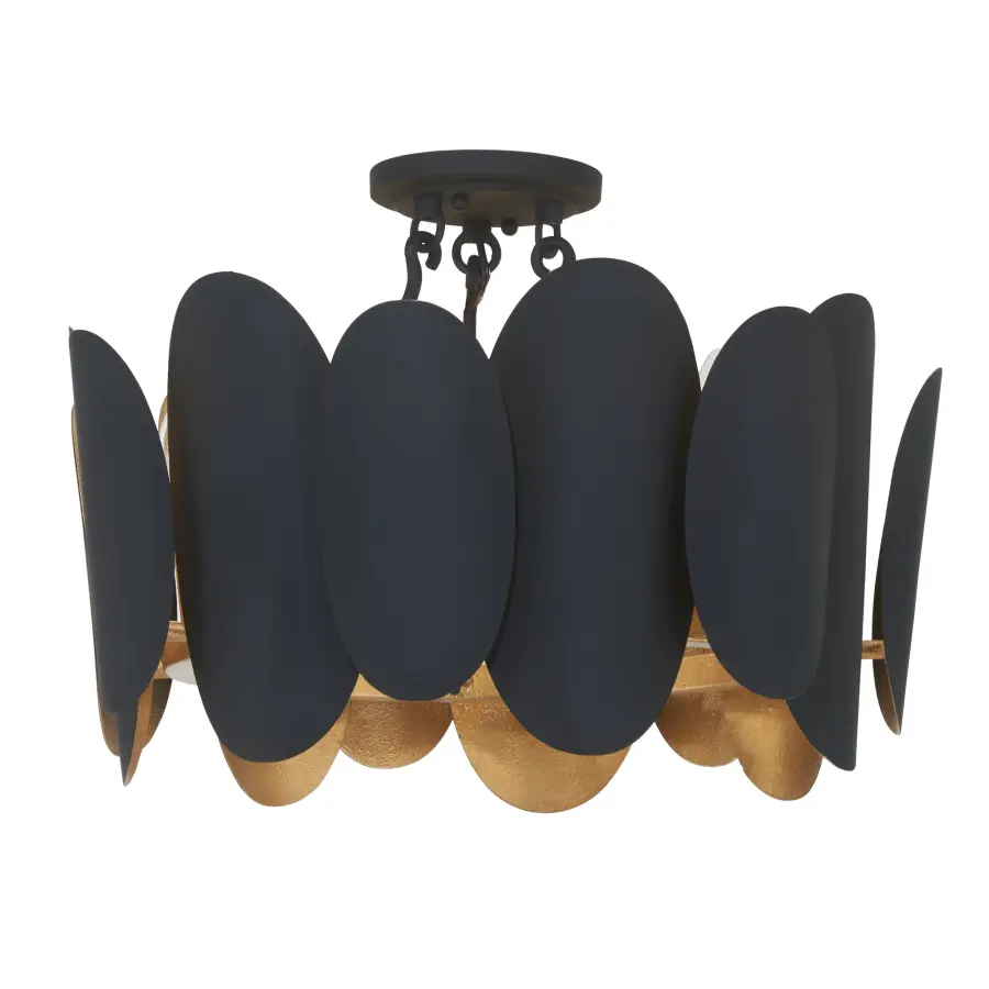 Vailen 20" 7-Light Semi Flush Mount - Image 1