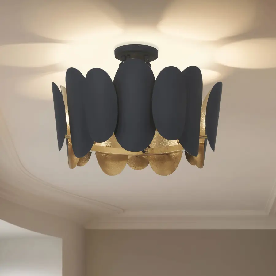Vailen 20" 7-Light Semi Flush Mount - Image 6