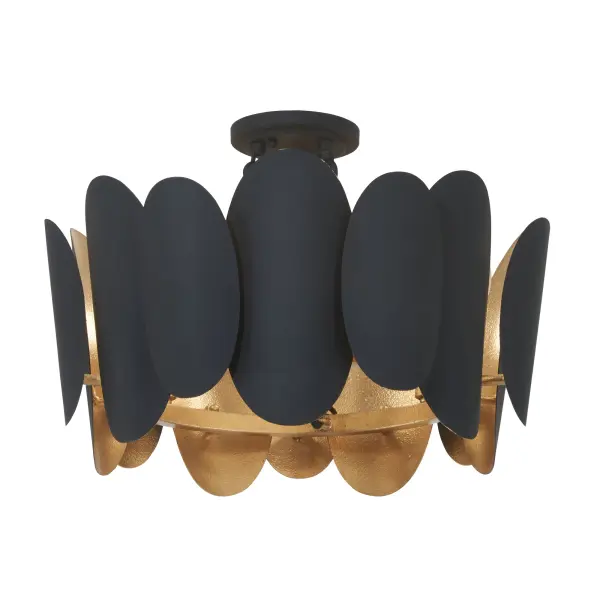 Vailen 20" 7-Light Semi Flush Mount - Image 7