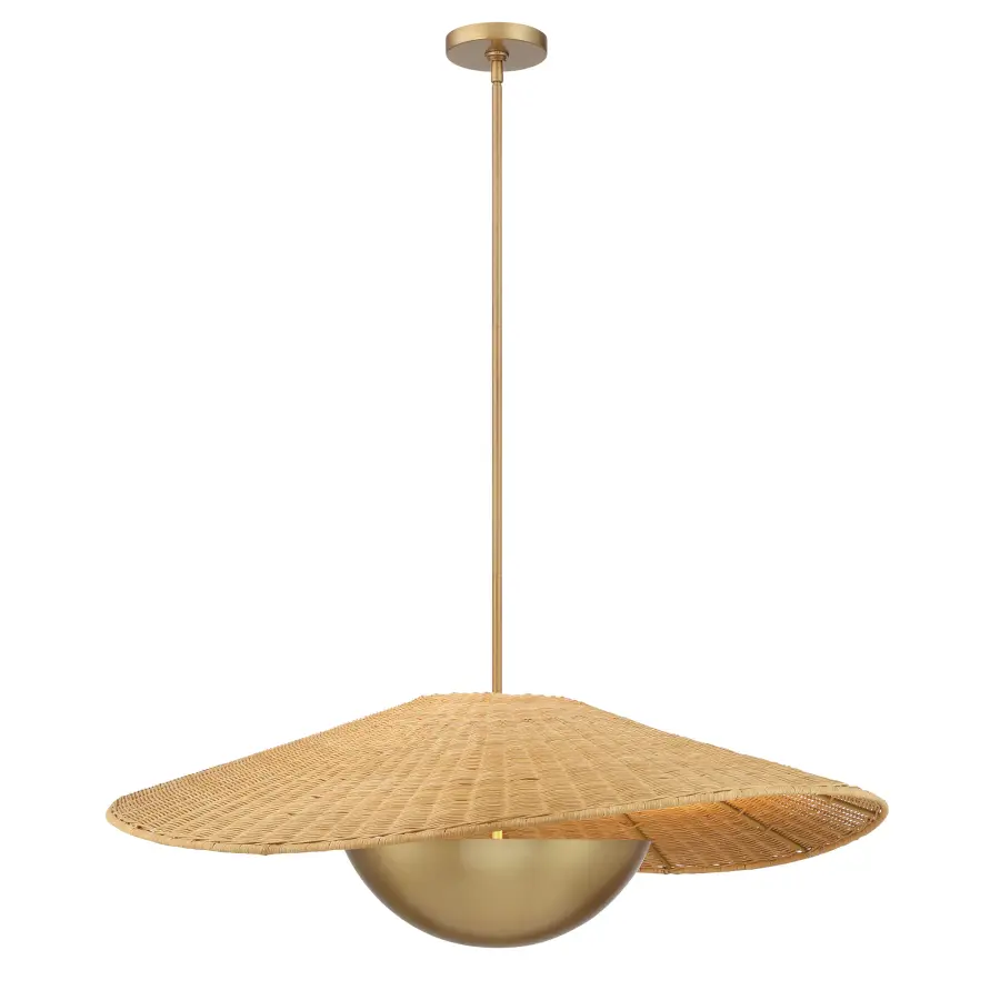 Nestor 36" 3-Light Pendant in Legacy Brass - Image 11