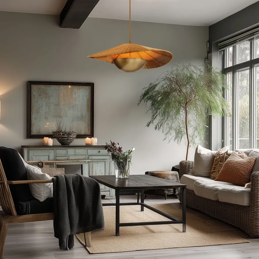 Nestor 36" 3-Light Pendant in Legacy Brass - Image 4