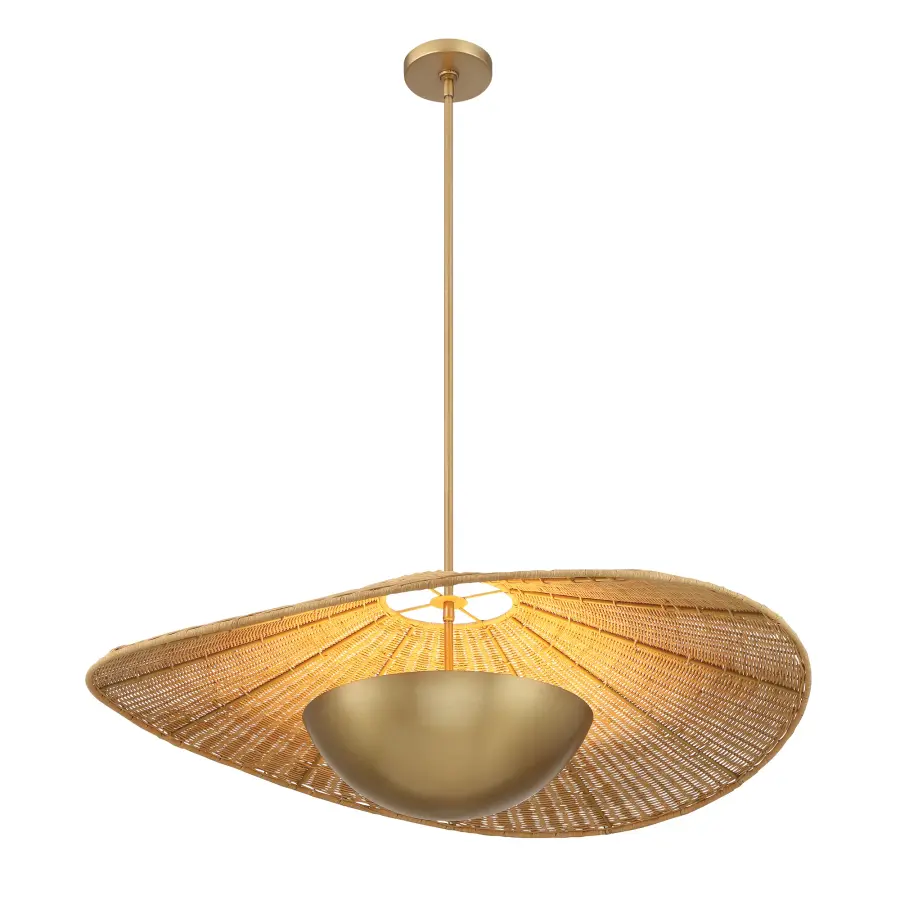 Nestor 36" 3-Light Pendant in Legacy Brass - Image 9