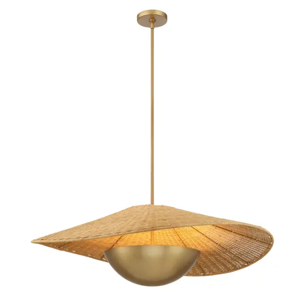 Nestor 36" 3-Light Pendant in Legacy Brass - Image 10