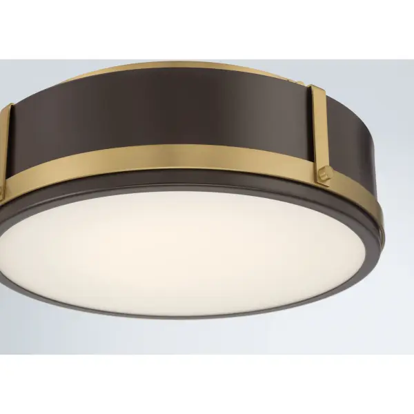 Lynca 13.75" 5CCT LED Flush Mount in Legacy Brass - Image 5