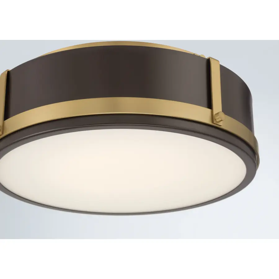 Lynca 13.75" 5CCT LED Flush Mount in Legacy Brass - Image 5