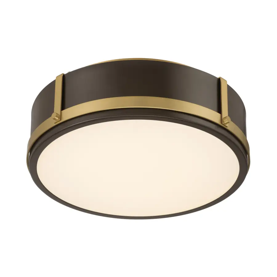 Lynca 13.75" 5CCT LED Flush Mount in Legacy Brass - Image 7