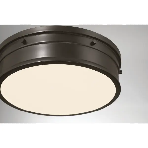 Marnex 13" 5CCT LED Flush Mount in Plated Dark Bronze - Image 5