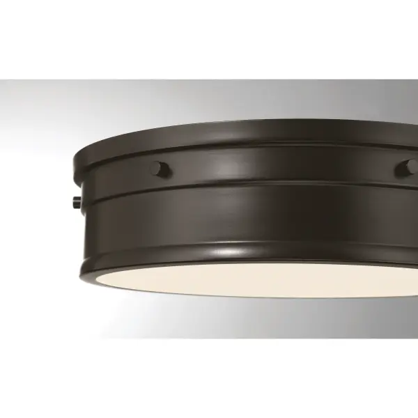 Marnex 13" 5CCT LED Flush Mount in Plated Dark Bronze - Image 6