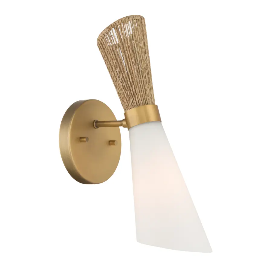 Vantrel 13.75" High 1-Light Wall Sconce in Legacy Brass - Image 7