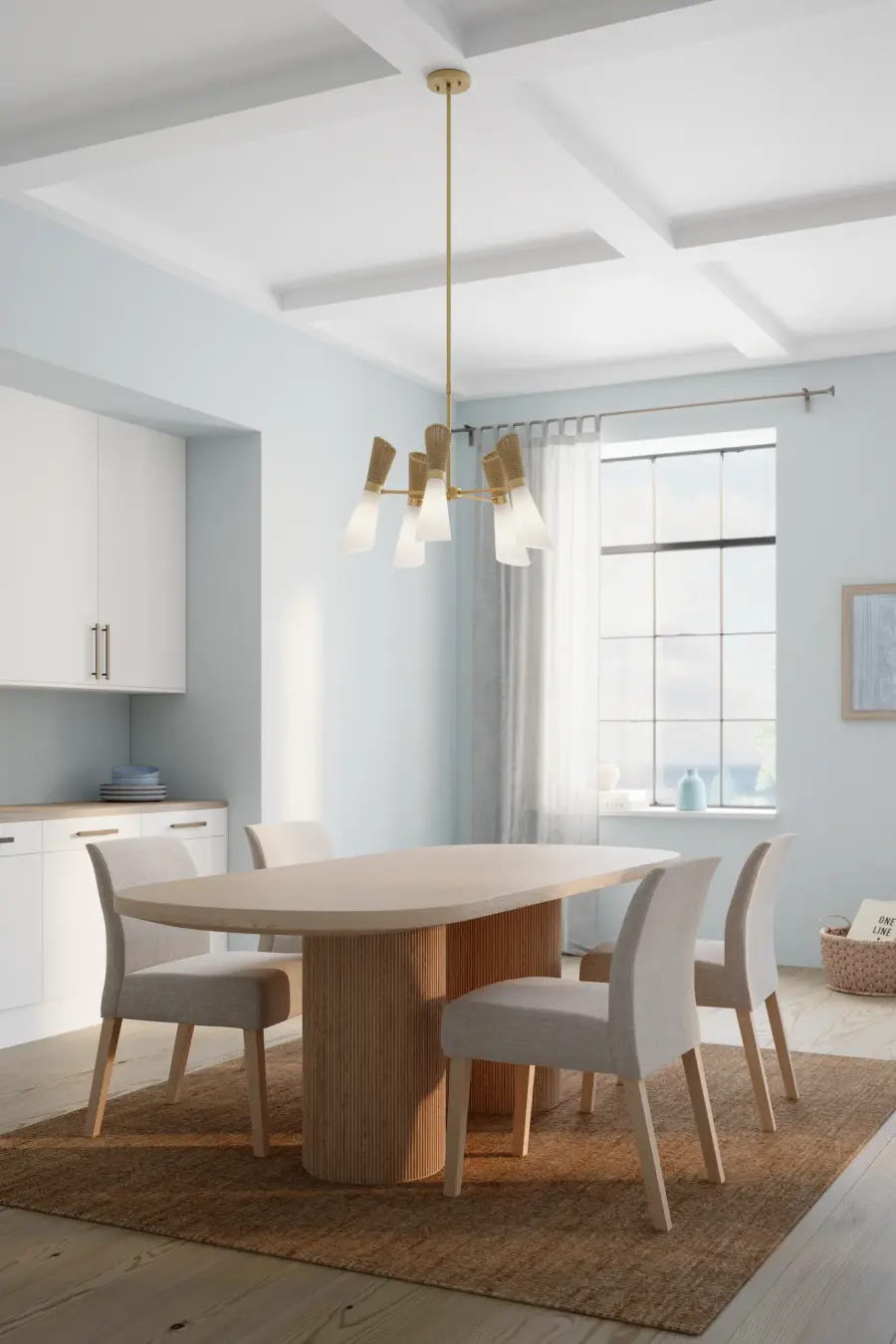 Vantrel 26.25" 5-Light Chandelier in Legacy Brass - Image 3