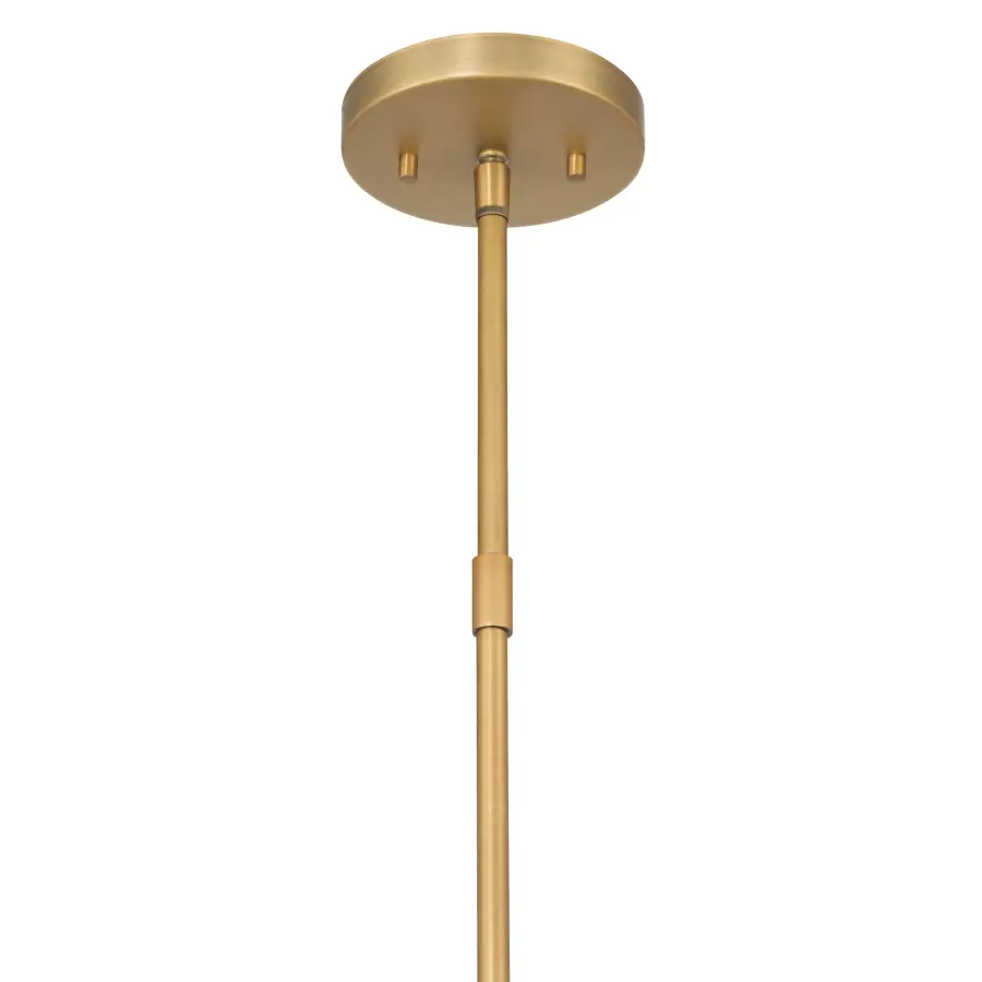Vantrel 36" 8-Light Chandelier in Legacy Brass - Image 5