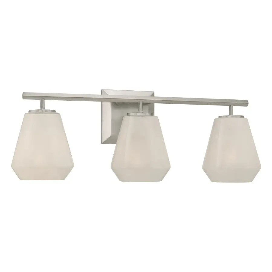 Siena 22.75" 3-Light Vanity in Brushed Nickel - Image 1