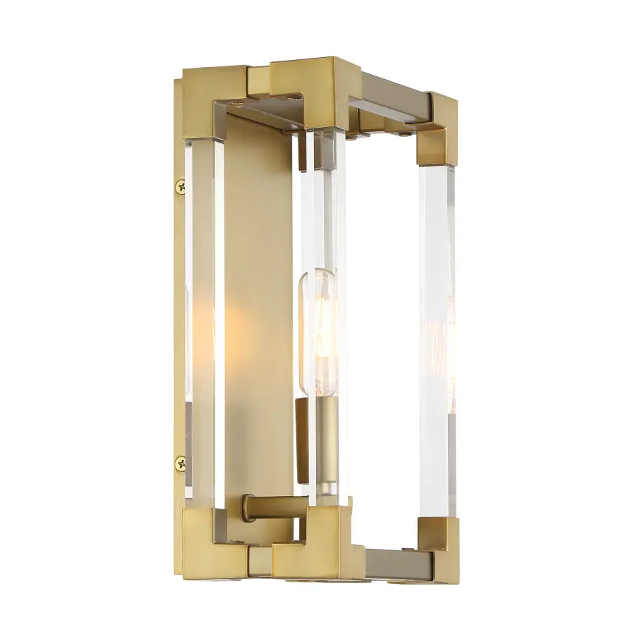 Oro District 1-Light Wall Sconce in Soft Brass - Image 4