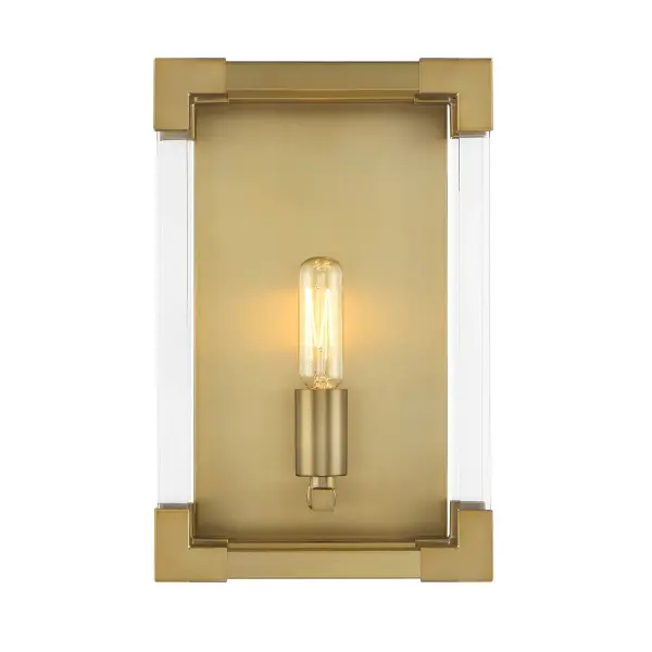 Oro District 1-Light Wall Sconce in Soft Brass - Image 5