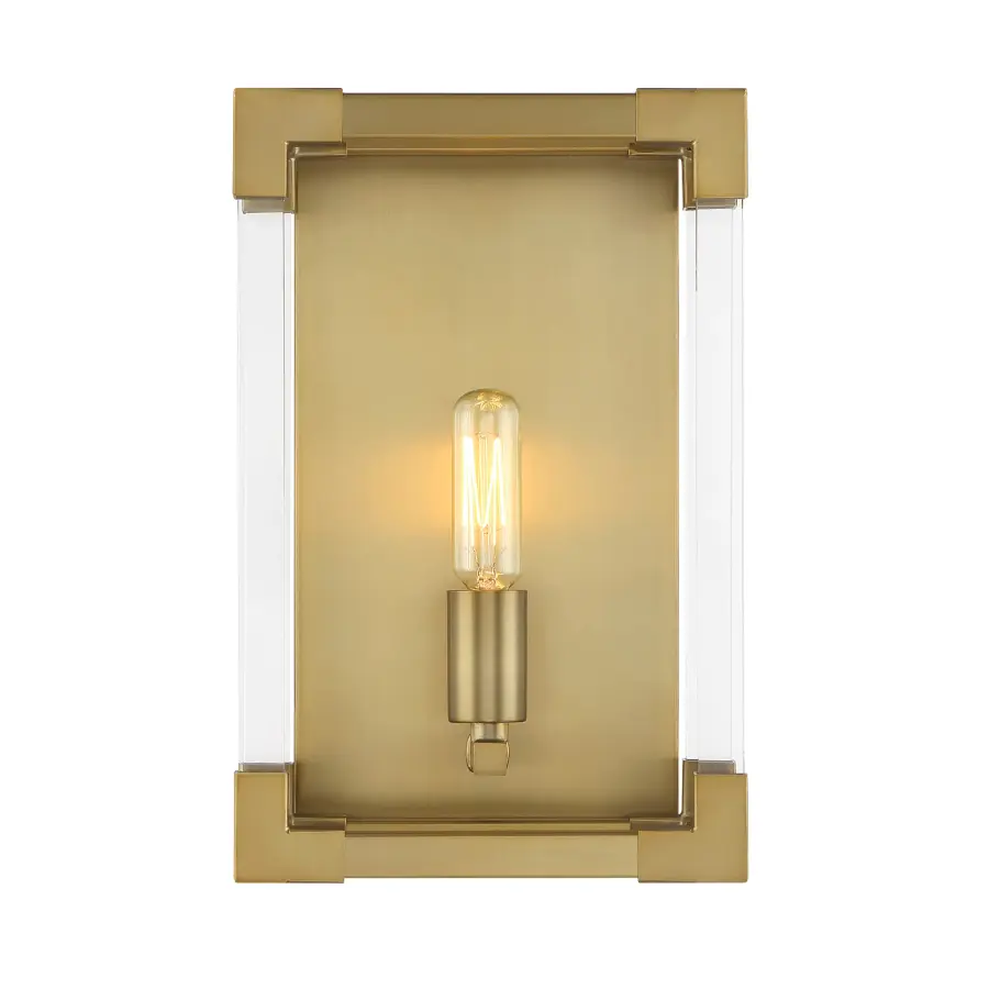 Oro District 1-Light Wall Sconce in Soft Brass - Image 5