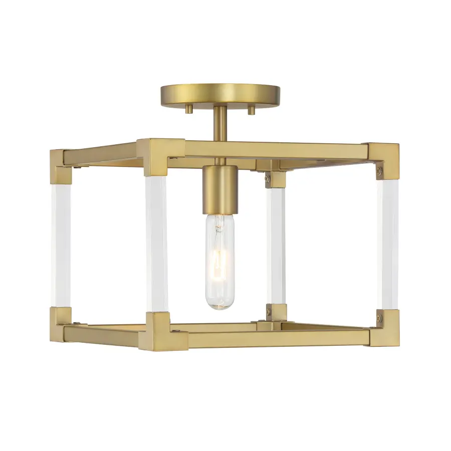 Oro District Semi Flush Mount Ceiling Light - Image 1