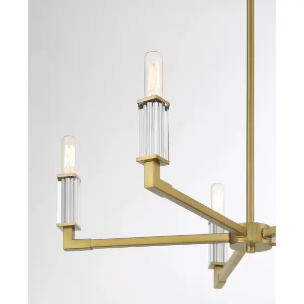 Oro District 5-Light Chandelier in Soft Brass - Image 2