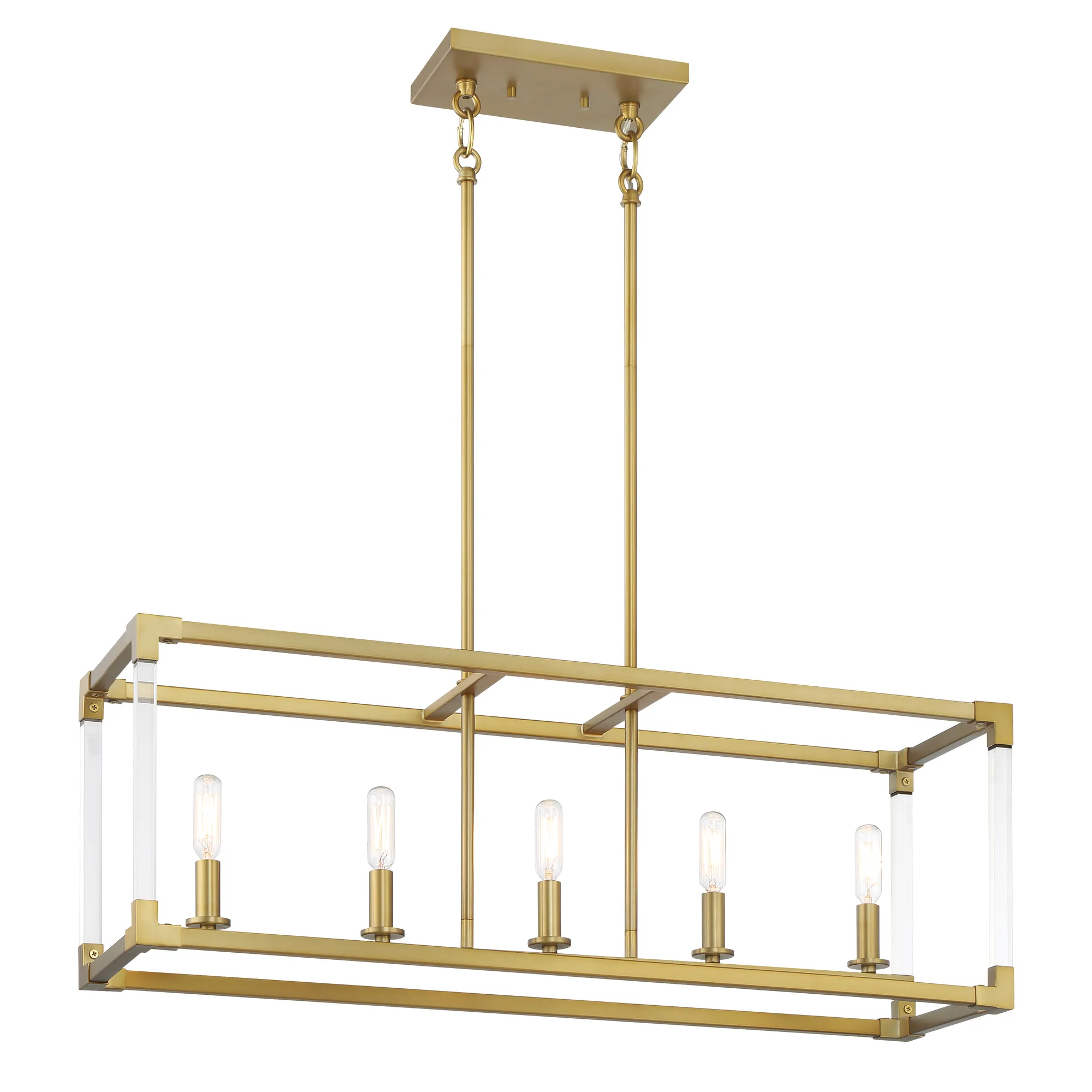 Oro District 5-Light Island Chandelier
